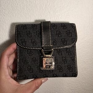 Dooney & Bourke Black Compact Wallet
